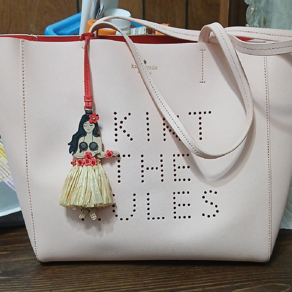 Kate Spade Flights of Fancy Skirt The Rules Hallie tote Shoulder NWOT